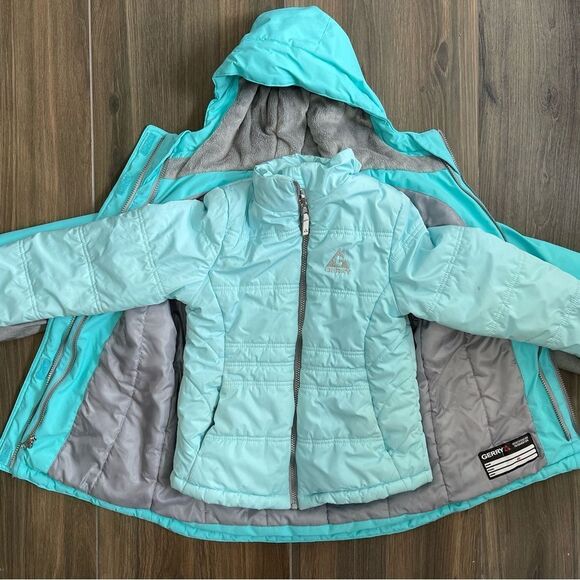 Gerry S 7/8 Kids blue and Gray 3 in 1 Winter Jacket. - Picture 14 of 16